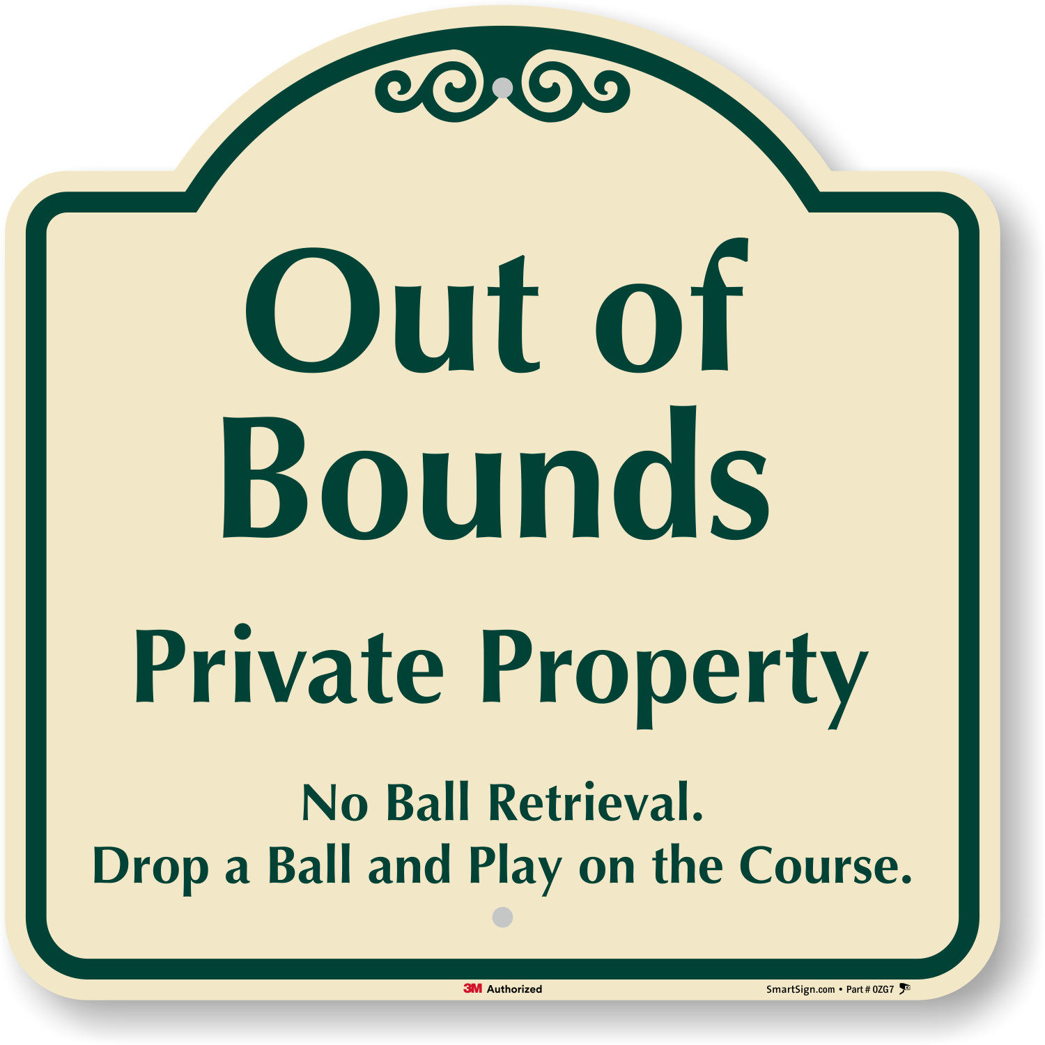 Private Property, Out of Bounds, Outdoor Sign, Golf Course, Yard Sign, hot Keep Out, Stay Out, No Trespassing, No Parking, Arrow Sign,